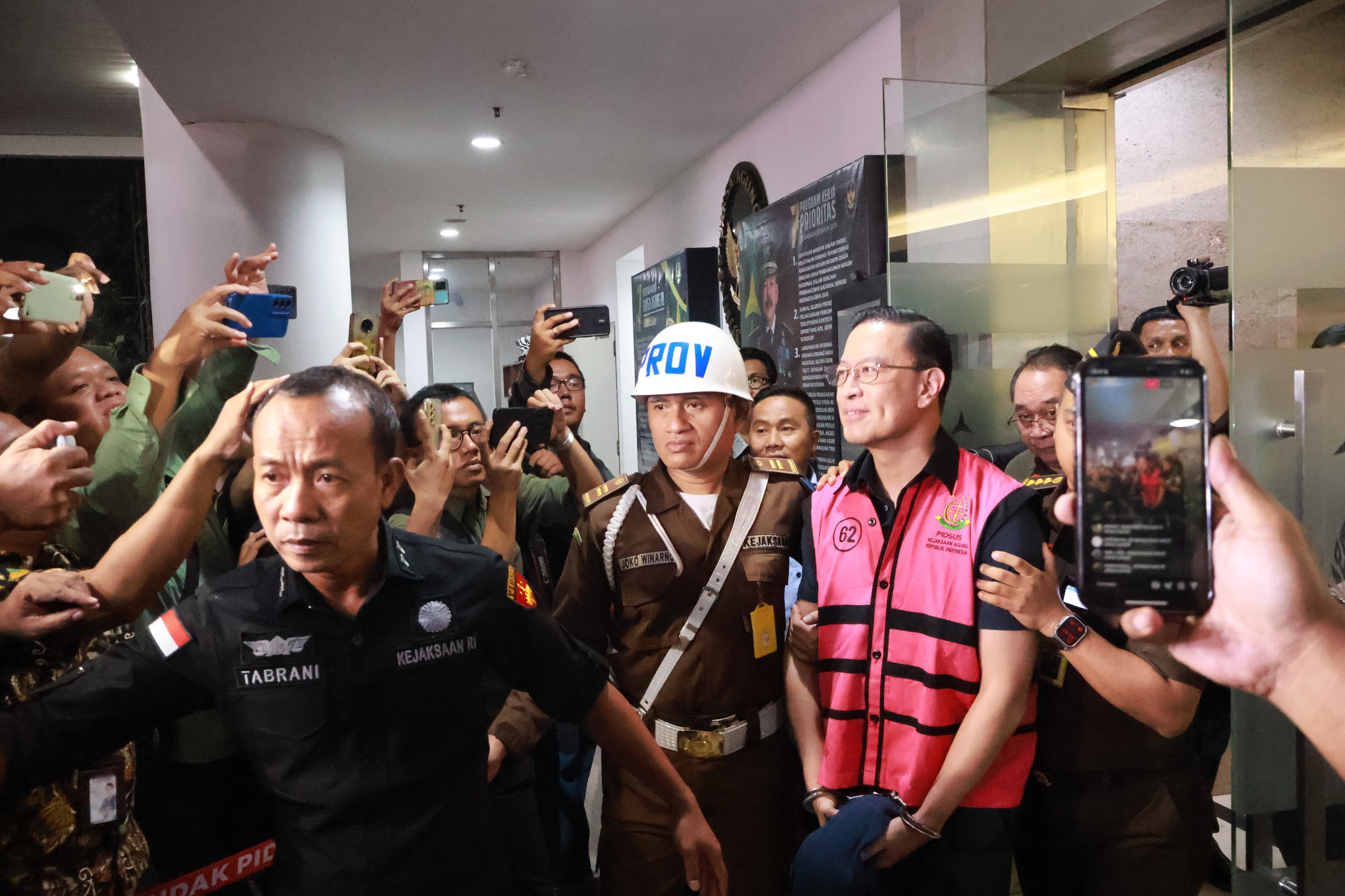 Tersangka korupsi impor gula Tom Lembong. (Foto/Kejagung).