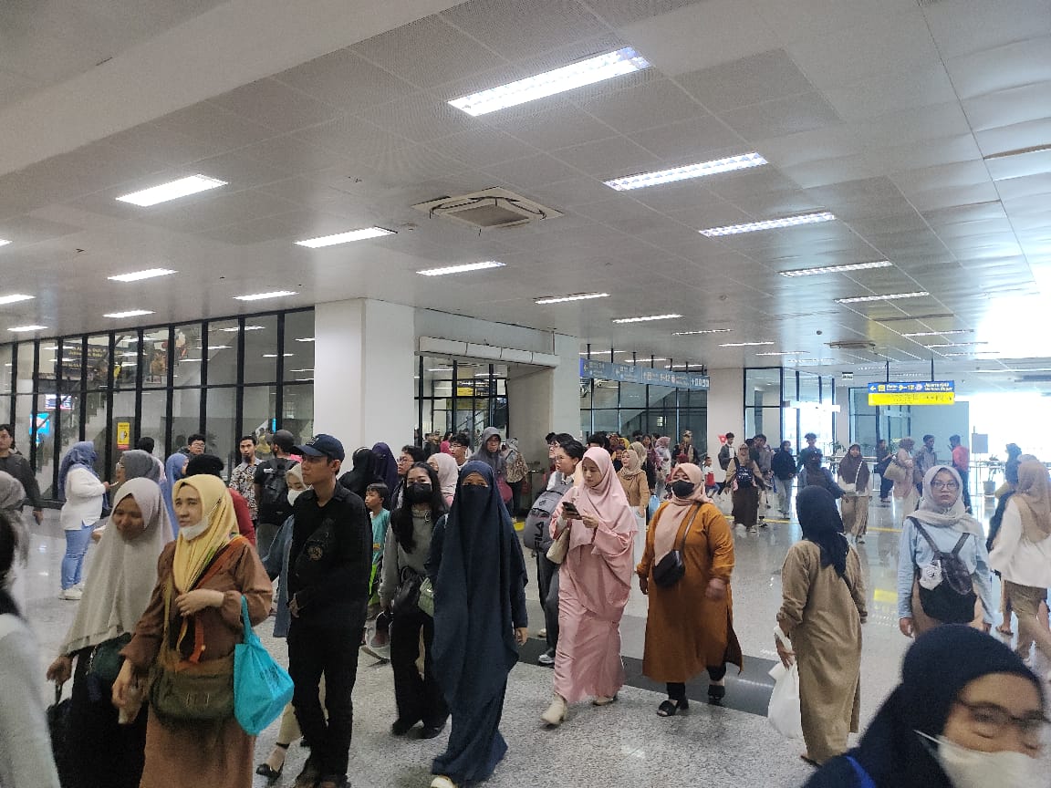 Kondisi situasi Stasiun Manggarai. (Foto/Dok Polsek Tebet).