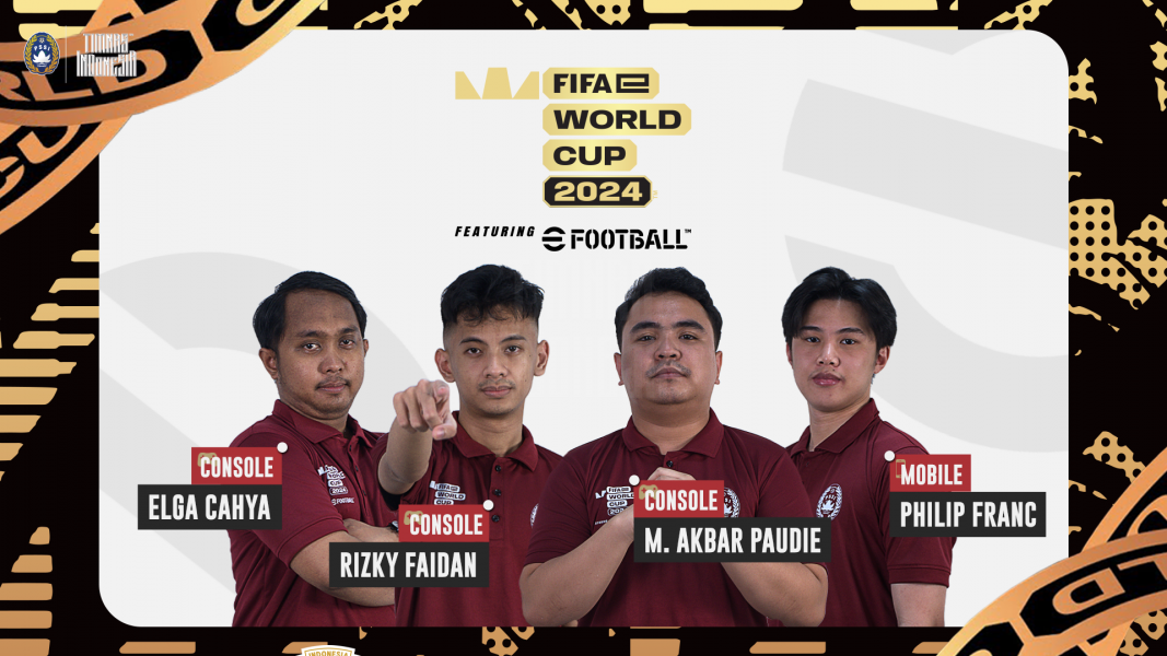 4 Pemain eFootball Resmi Wakili Indonesia di FIFAe World Cup 2024. (Foto/PSSI).