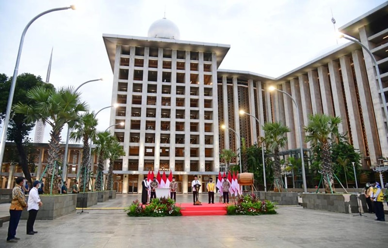 Ilustrasi Masjid Istiqla (Foto/Kemenag)