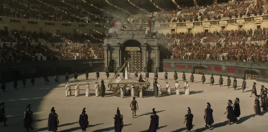 Tangkapan layar trailer film Gladiator 2. (Foto/YouTube Paramount Pictures)