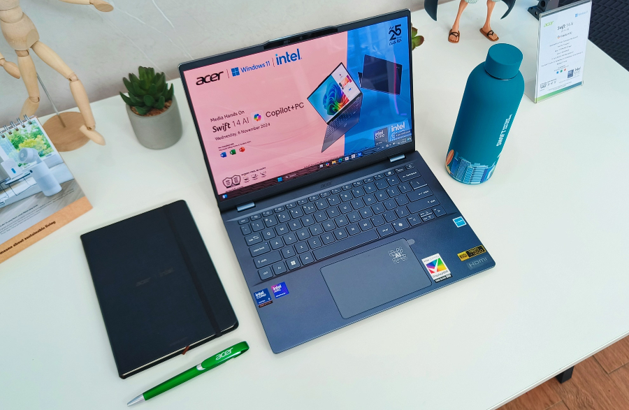 Acer Swift 14 AI harga jual mulai Rp 18 jutaan resmi meluncur di Indonesia. (Foto/doc. Acer)