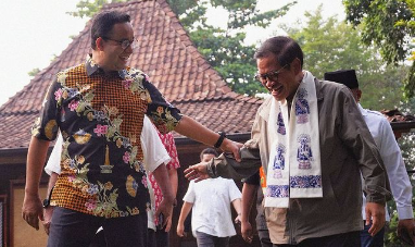 Momen pertemuan Pramono-Rano bersama Anies Baswedan. (Foto/Instagram: Anies)