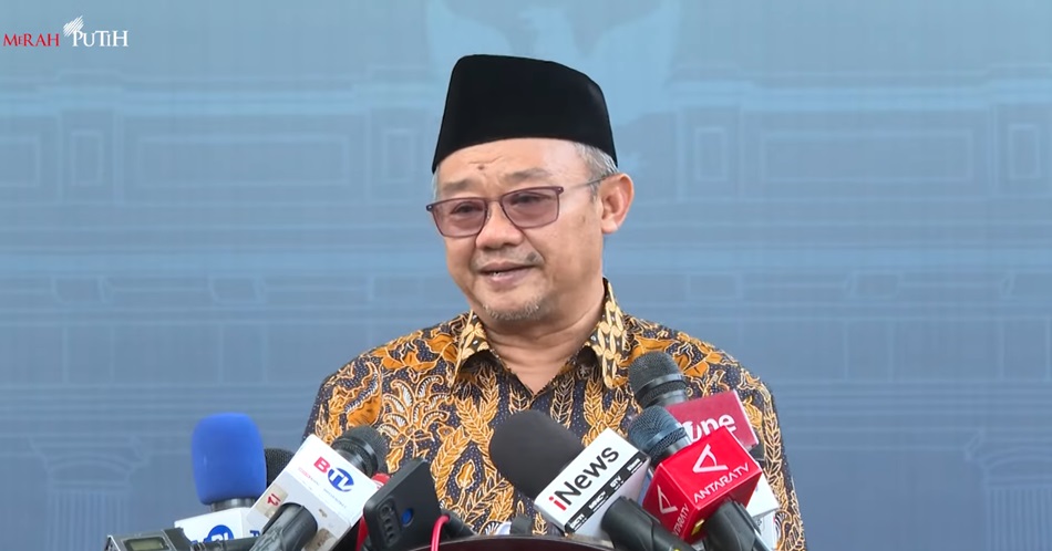 Menteri Pendidikan Dasar dan Menengah (Mendikdasmen) Abdul Mu'ti. (Foto/YouTube Sekretariat Presiden).