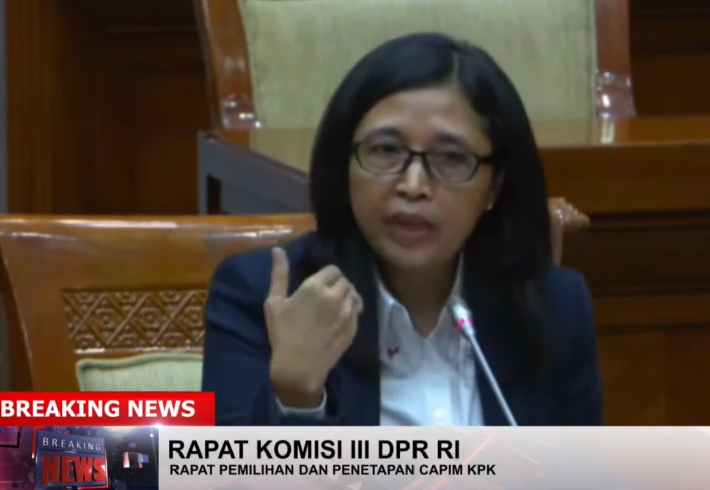 Capim KPK Ida Budhiati. (Foto/YouTube/Berita Nasional TV)