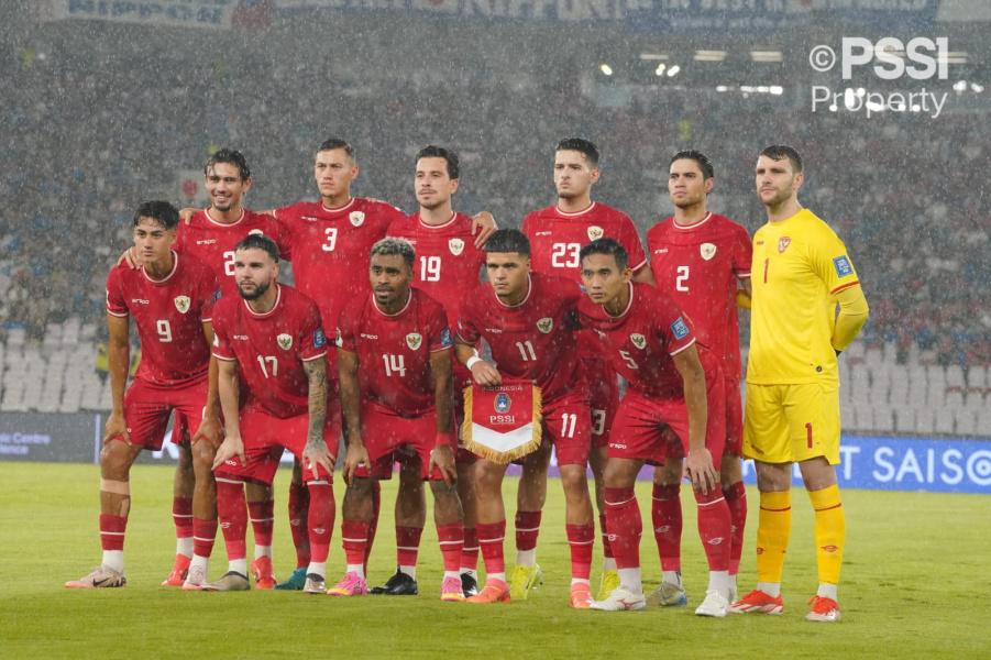 Timnas Indonesia vs Jepang. (Foto/PSSI).