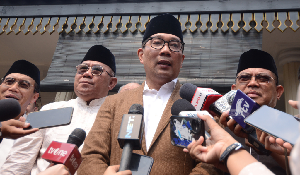 Cagub Jakarta nomor urut 1 Ridwan Kamil. (BeritaNasional/Oke Atmaja)