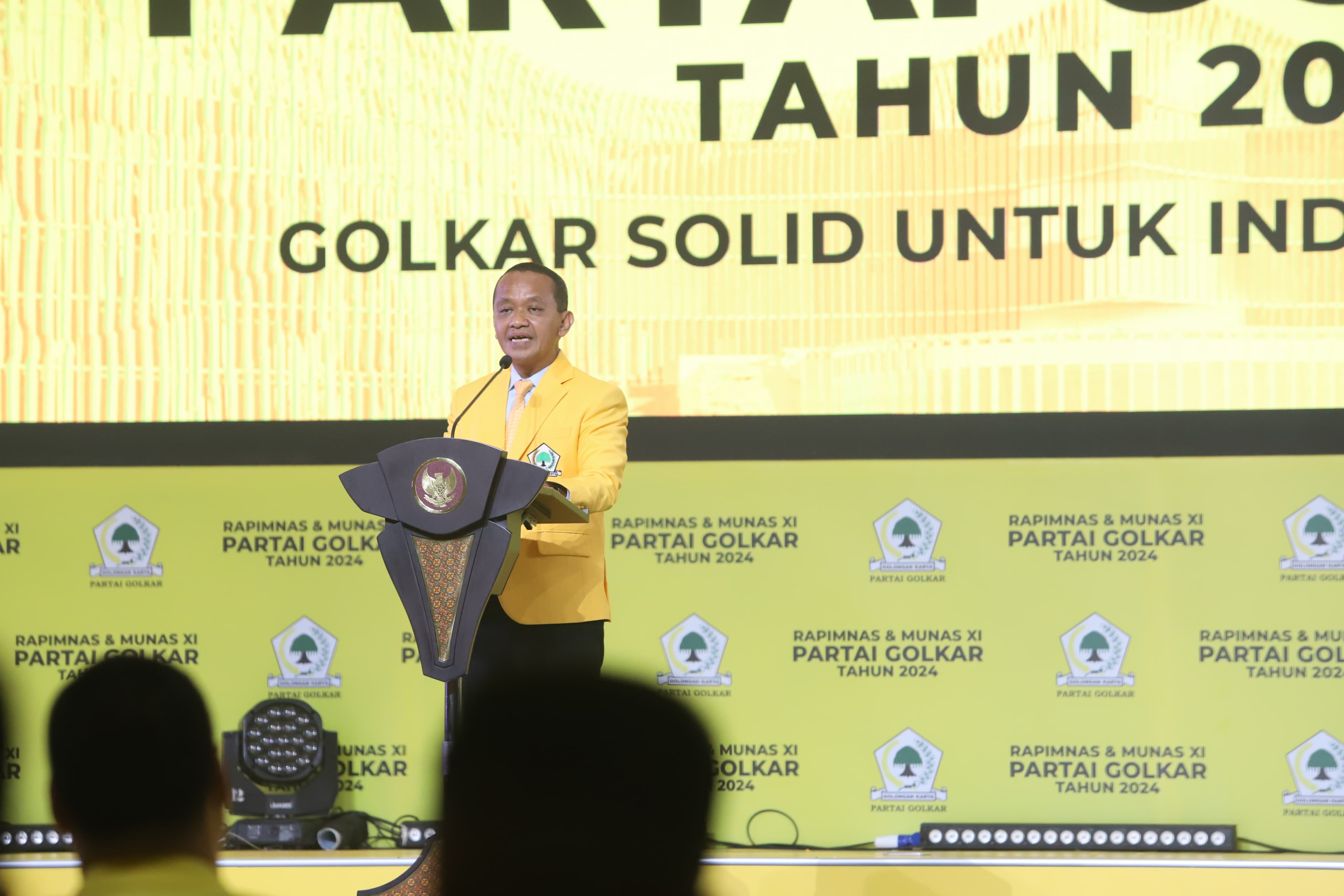 Ketum Partai Golkar Bahlil Lahadalia. (BeritaNasional/Elvis Sendouw)