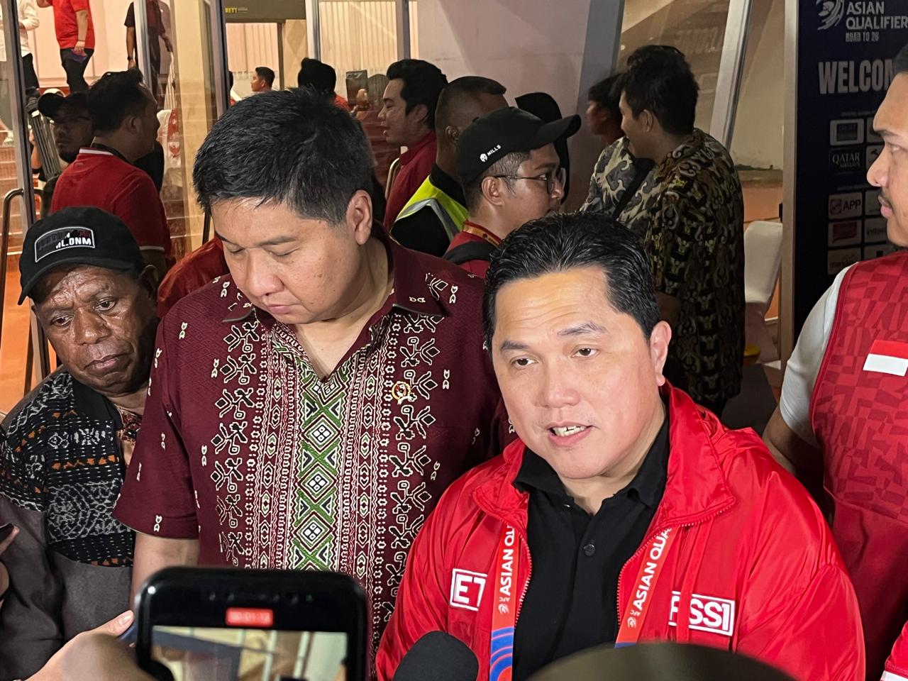 Ketua Umum PSSI Erick Thohir. (BeritaNasional/Harits Tryan).