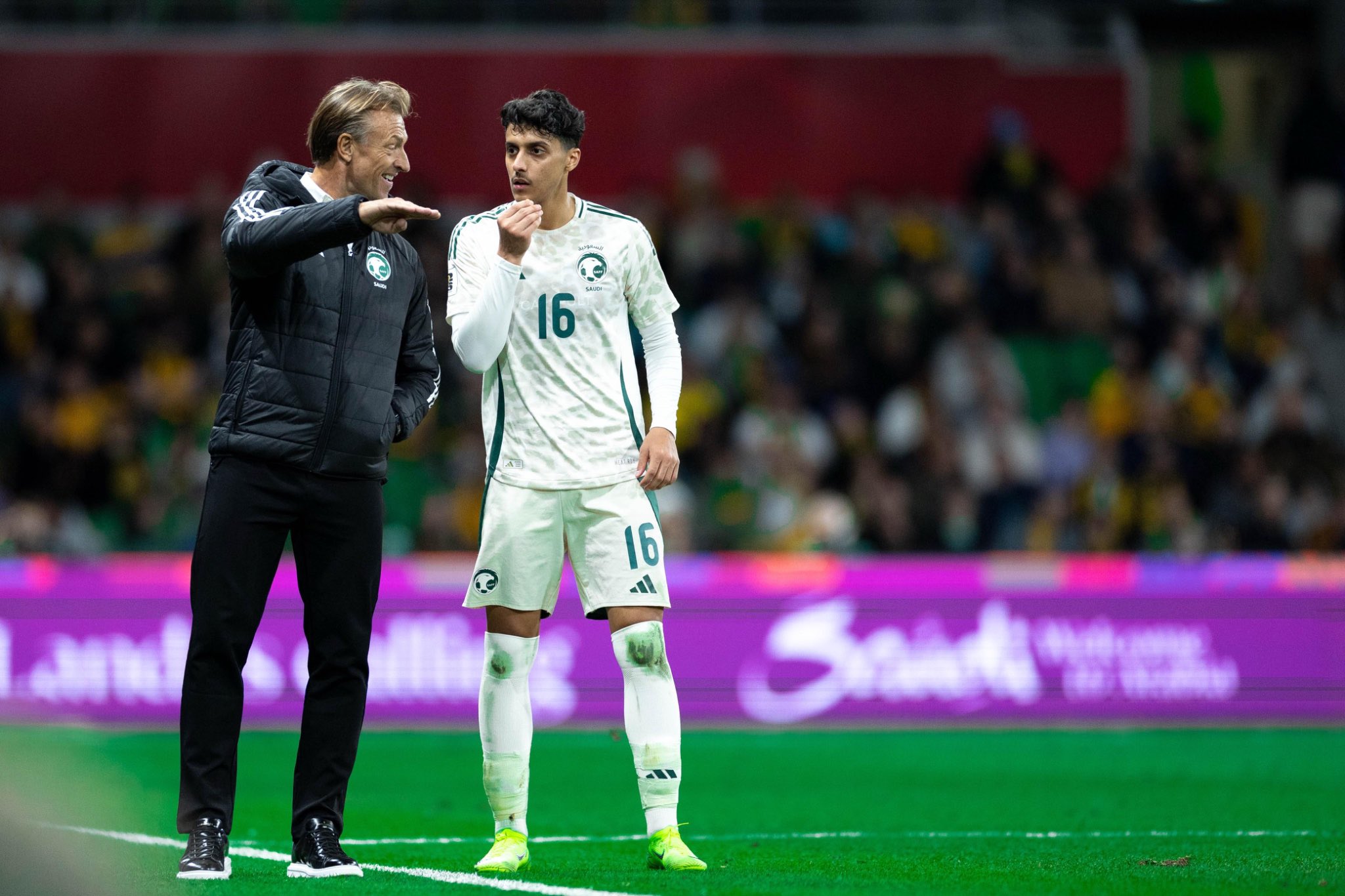 Pelatih Timnas Arab Saudi, Herve Renard. (Foto/X/@SaudiNT_EN).