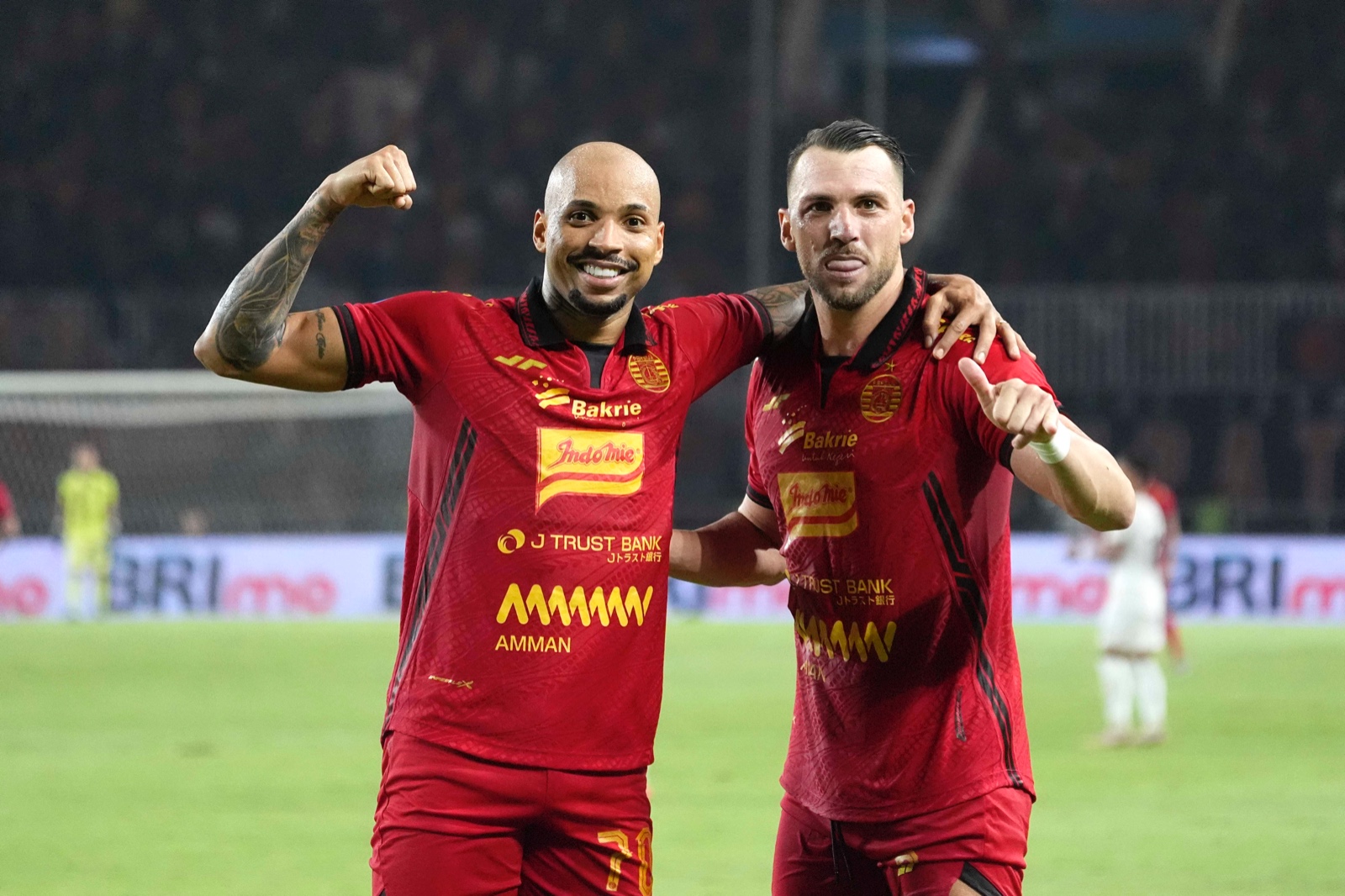 Striker Persija Gustavo Almeida dan Marko Simic. (Foto/Persija.id).