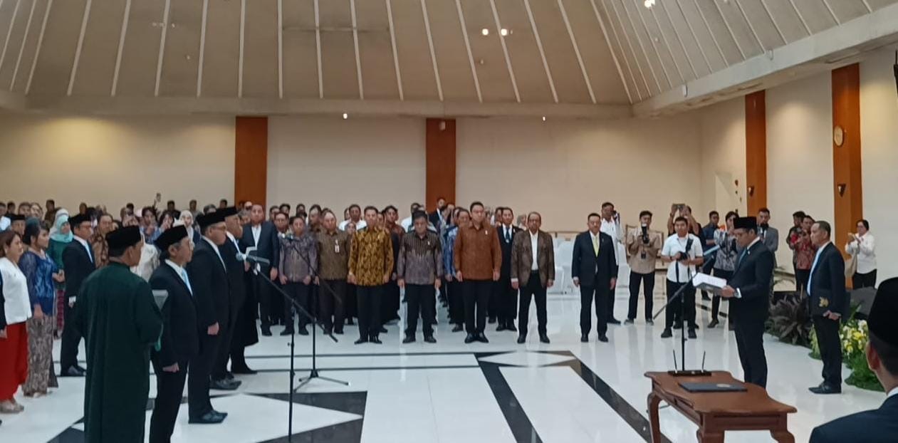 Kepala Kantor Komunikasi Presiden Hasan Nasbi Lantik 6 Jubir. (Foto/istimewa).