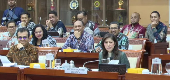 Menteri Komunikasi dan Digital, Meutya Hafid. (Foto/Tangkapan layar)