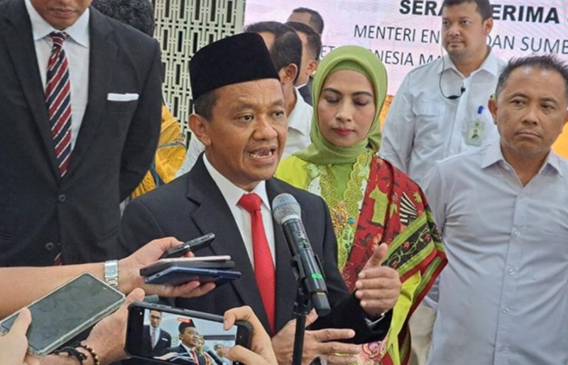 Menteri Energi dan Sumber Daya Mineral (ESDM) Bahlil Lahadalia (Beritanasional/Lydia)