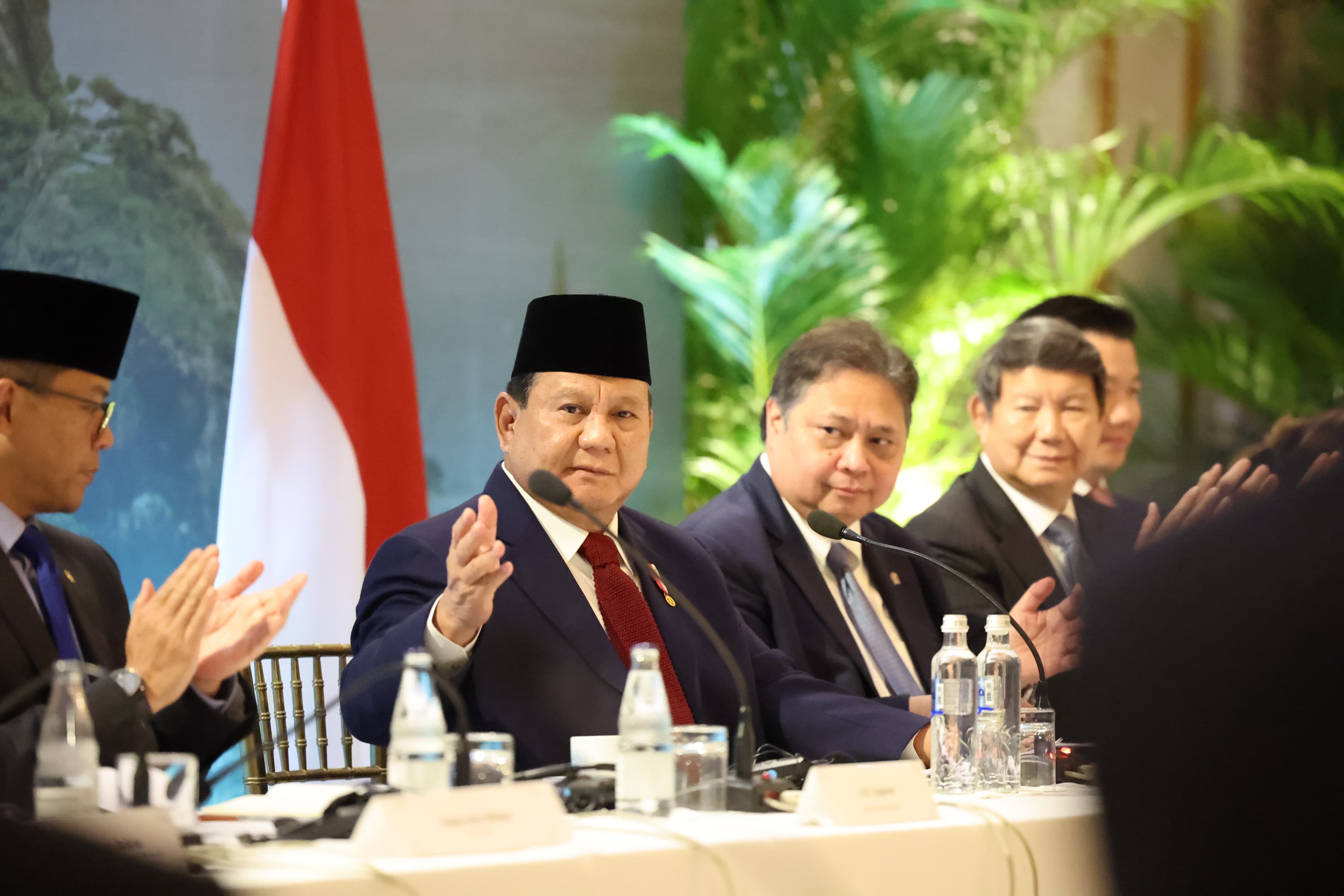 Presiden Indonesia Prabowo Subianto saat menghadiri APEC. (Foto/Tim Media Prabowo)