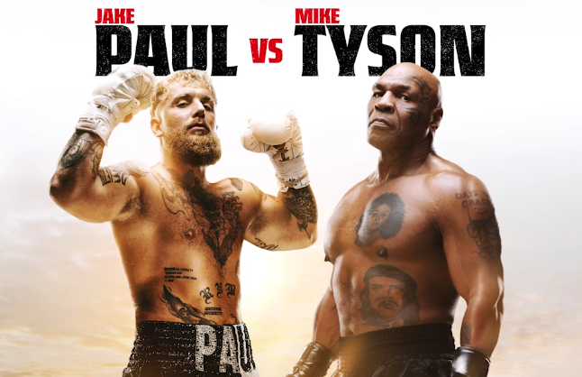 Mike Tyson vs Jake Paul berlangsung di AT&T Stadium di Arlington, Texas, Sabtu, 16 November 2024 pagi waktu Indonesia. (Foto/Doc. Netflix)