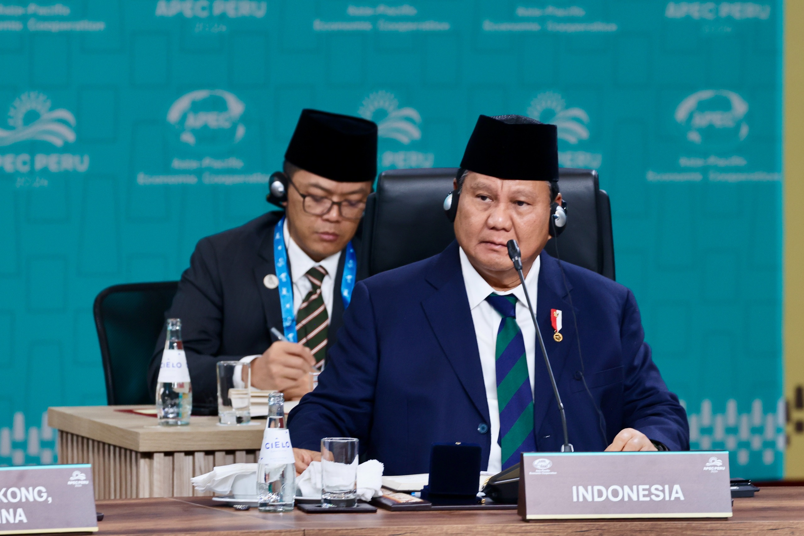 Presiden Prabowo Subianto saat mengukuti APEC 2024. (Foto/Tim Media Prabowo)