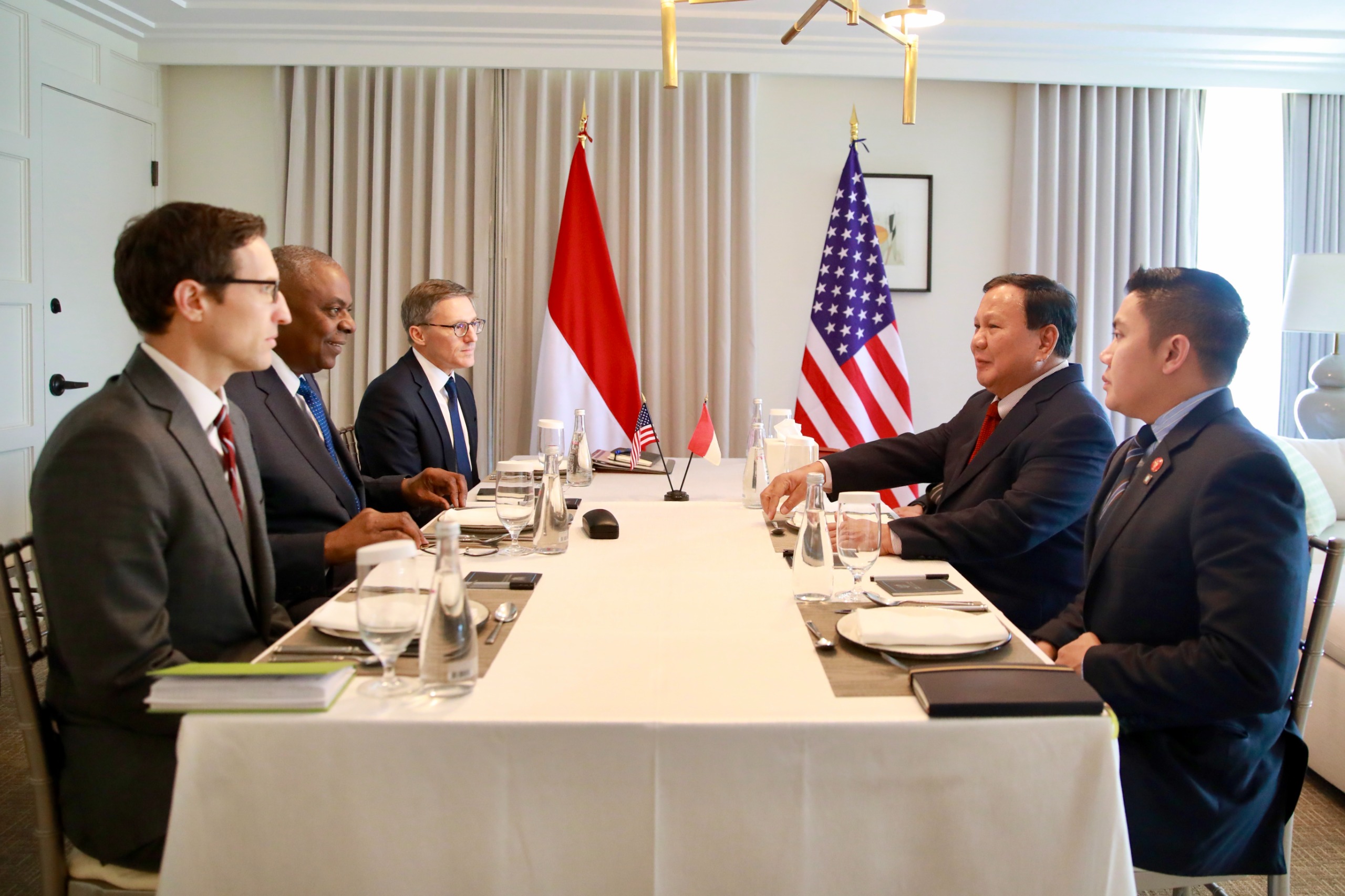 Presiden Prabowo saat kunjungan kerja di Amerika Serikat. (Foto/Tim Prabowo).