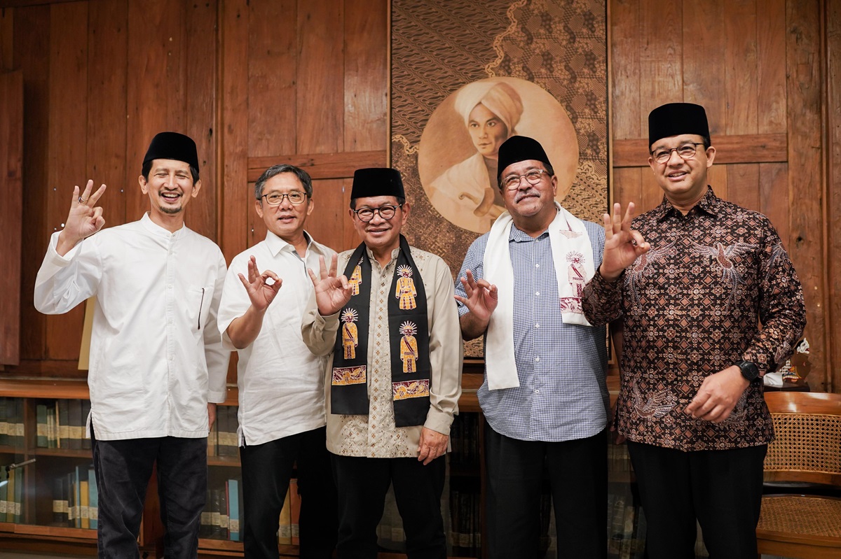 Pramono-Rano dan Anies Baswedan Kumpul Bareng Ulama. (Foto/Aditya Septian)