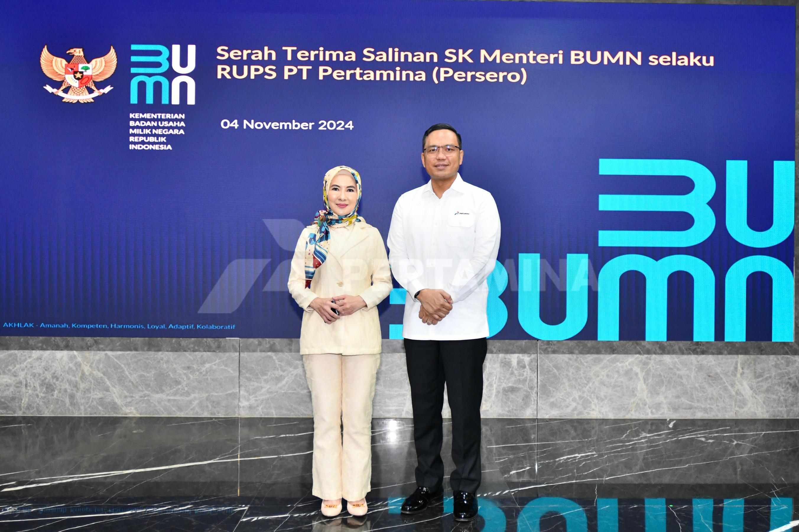 Dirut Pertamina Simon Aloysius Mantiri (kanan). (Foto/Pertamina)