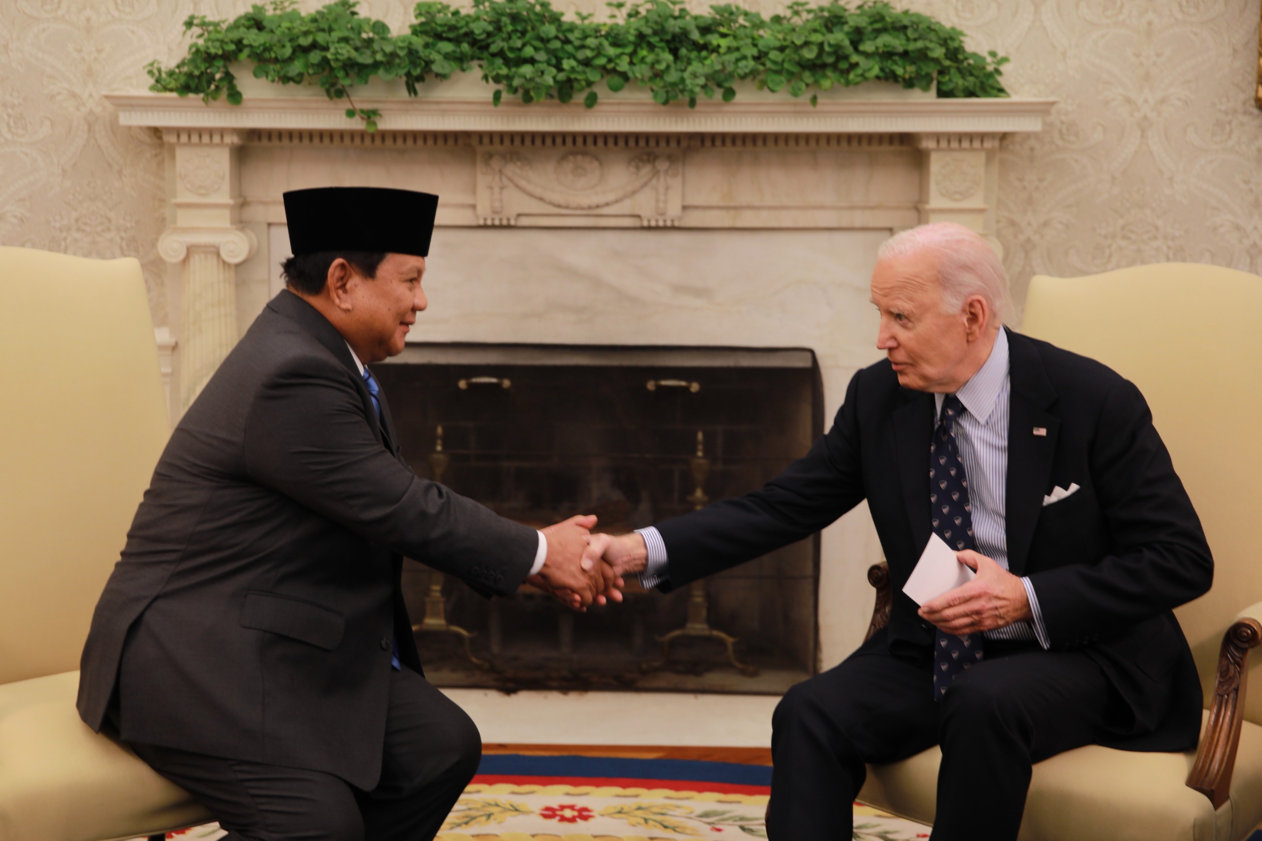 Presiden Prabowo Subianto dan Presiden AS Joe Biden(BeritaNasional/Istimewa)