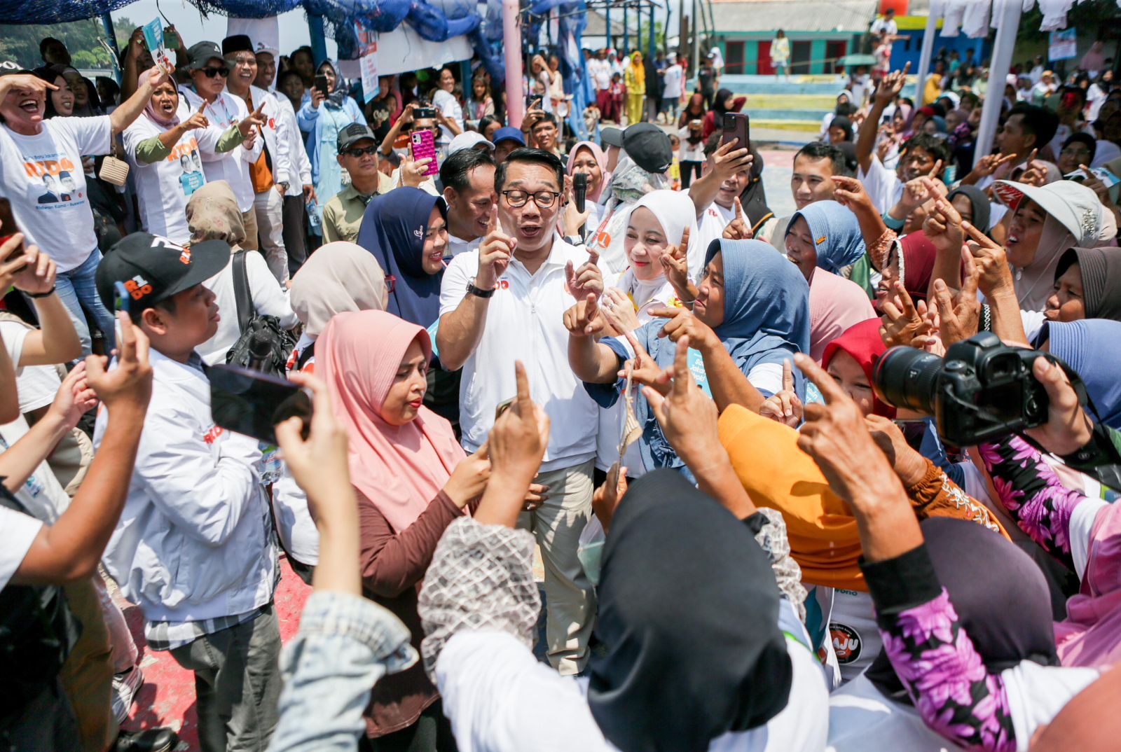 Ridwan Kamil saat kampanye di Kepulauan Seribu. (Foto/Tim RK-Suswono).