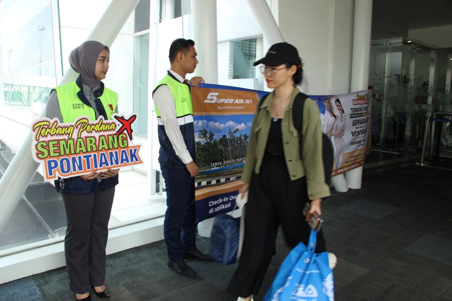 Super Air Jet mulai layani penerbangan Semarang-Pontianak. (Foto/