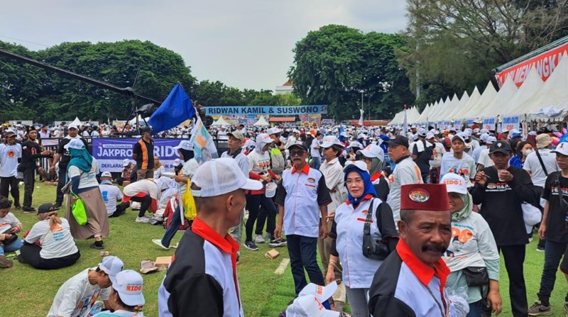 Jelang Kampanye Akbar Ridwan Kamil-Suswono (Beritanasional/Lydia)