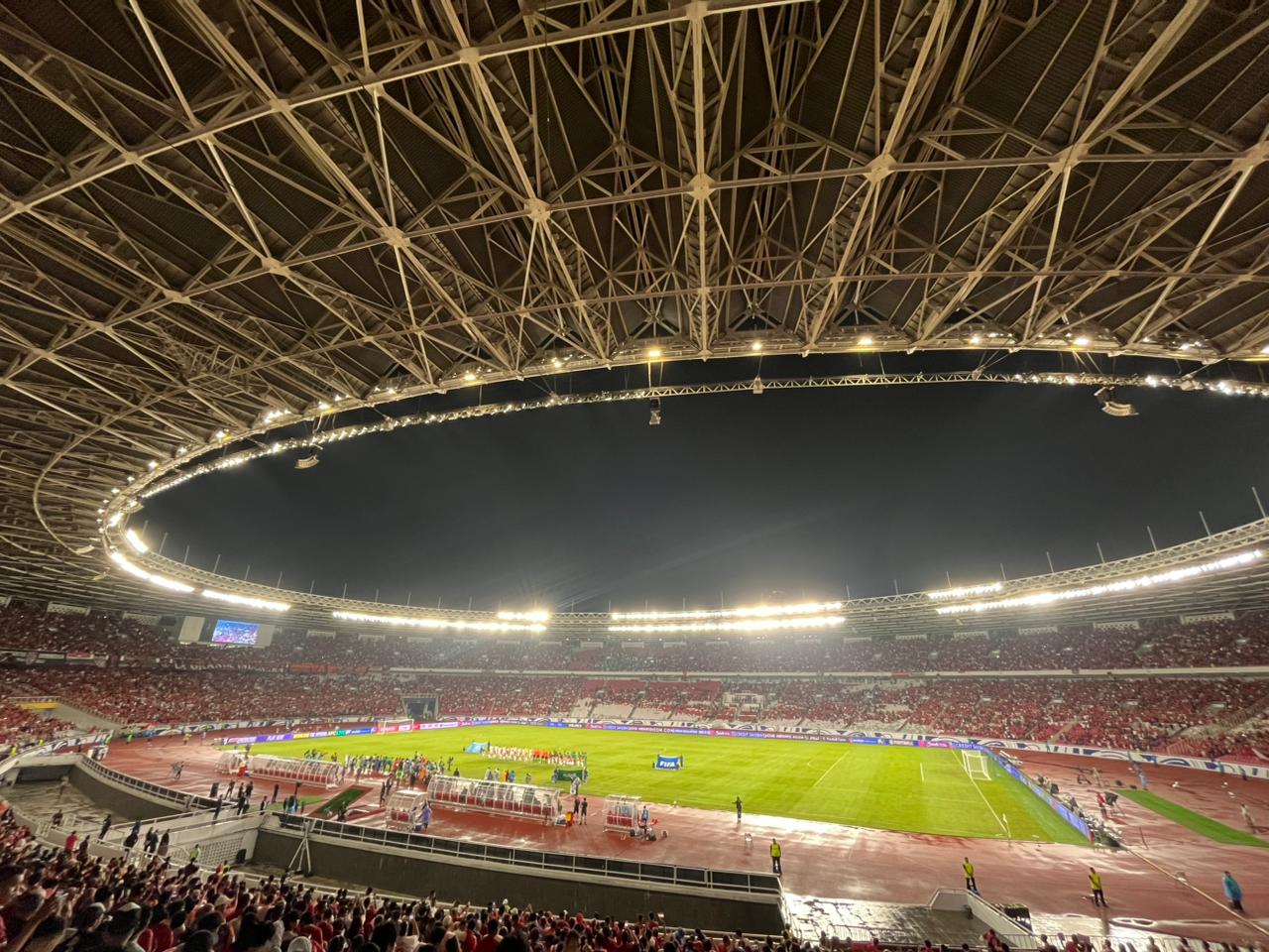 Stadion Utama Gelora Bung Karno (SUGBK). (BeritaNasional/Harits Tryan).