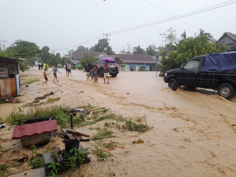 Ilustrasi banjir (Foto/BNPB)