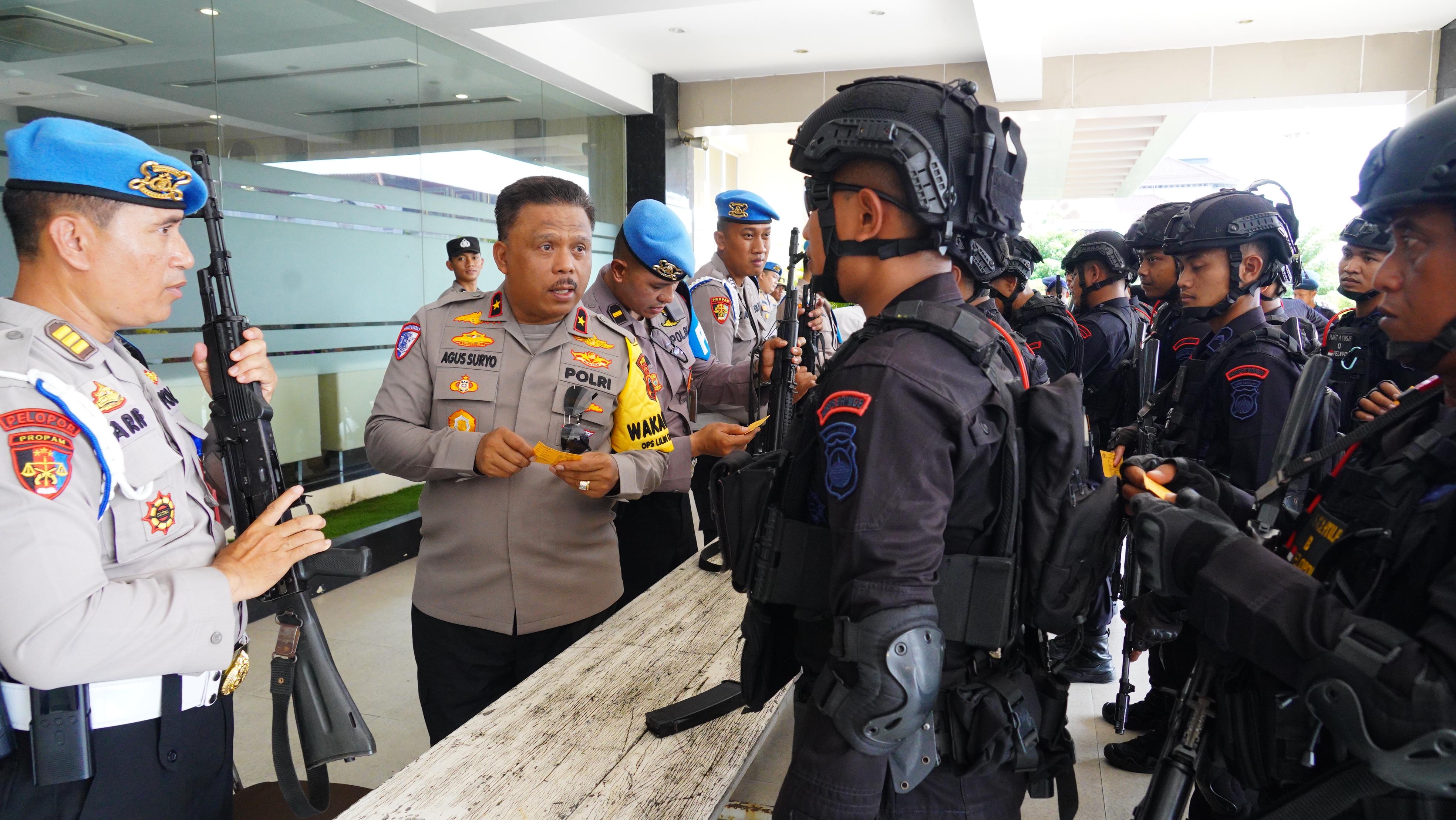 Polda Jateng Gelar Pemeriksaan Senjata Api. (Foto/Febry Mustafat).