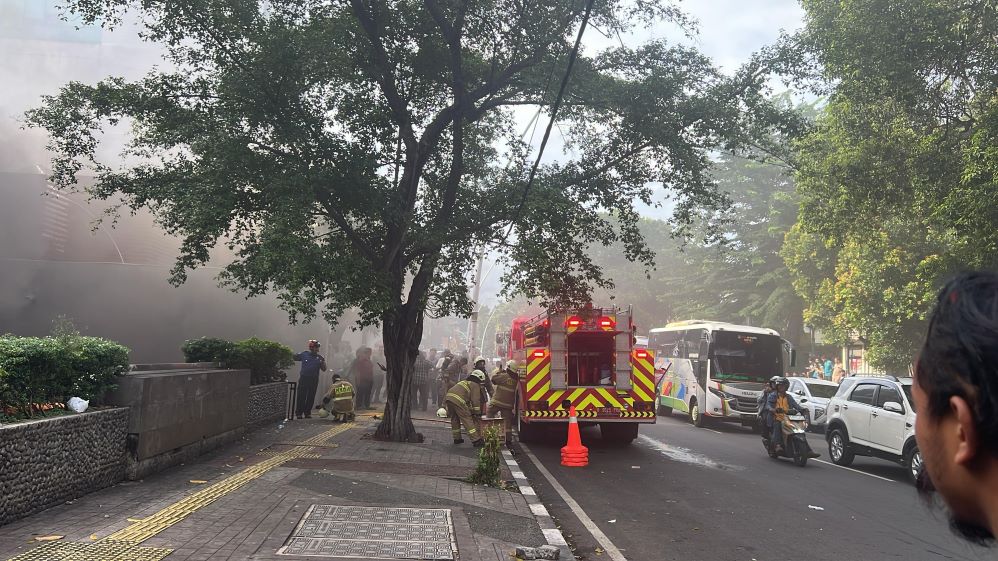 Lokasi ledakan tabung gas di Jalan Mahakam, Jakarta Selatan. (Foto/Istimewa)