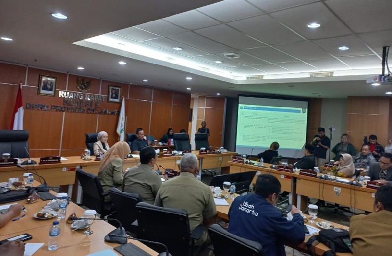 DPRD DKI Jakarta sedang rapat (Beritanasional/Lydia)