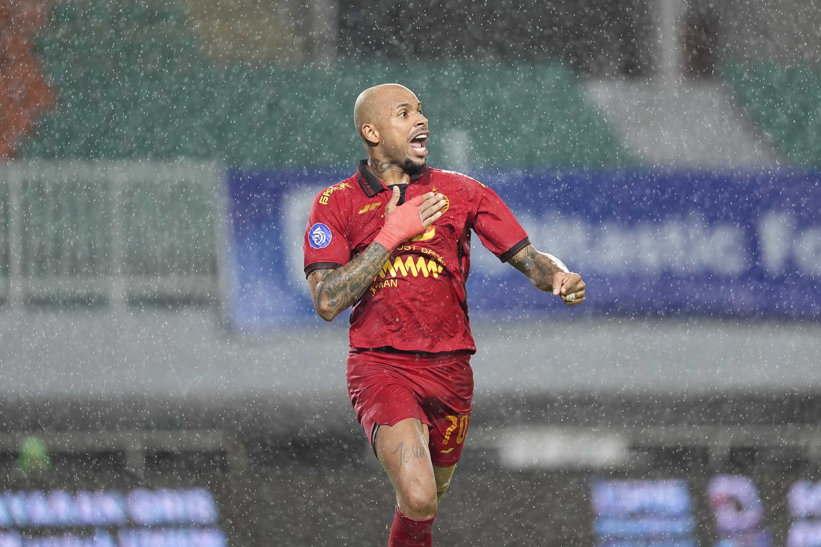 Striker Persija asal Brazil, Gustavo Almeida. (Foto/Persija.id).