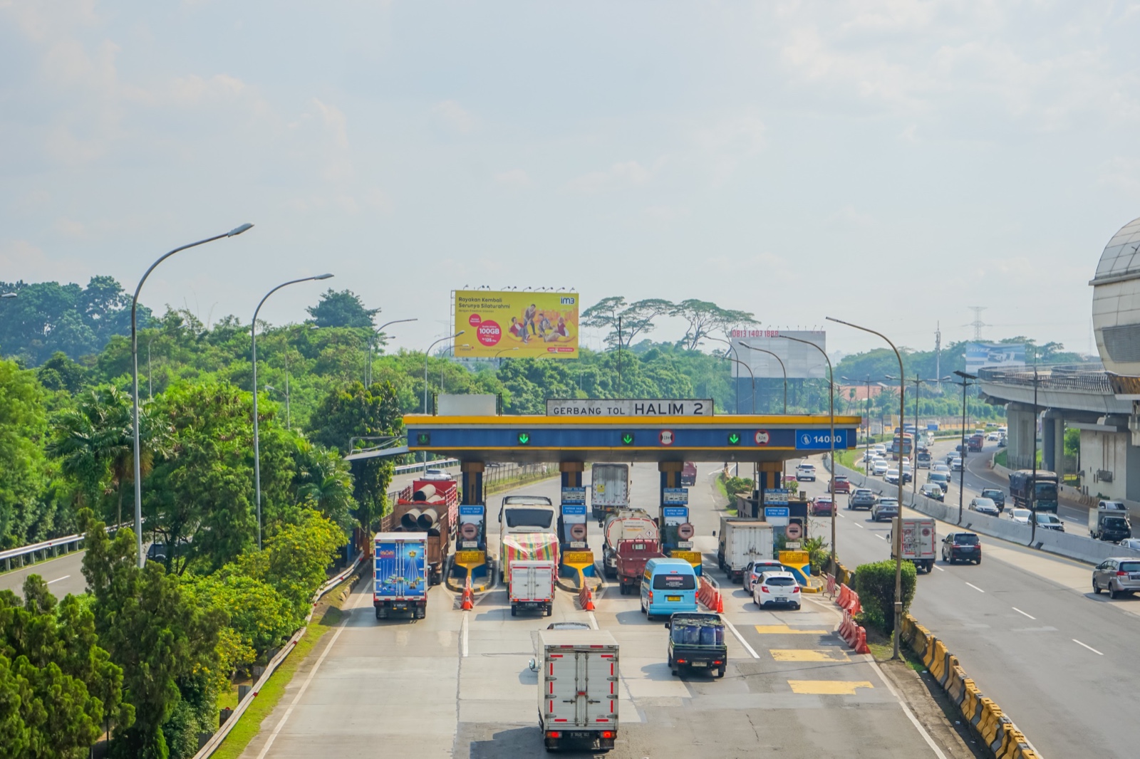 Volume Lalu Lintas di Ruas Tol Jabotabek dan Jabar Alami Peningkatan. (Foto/Jasa Marga).