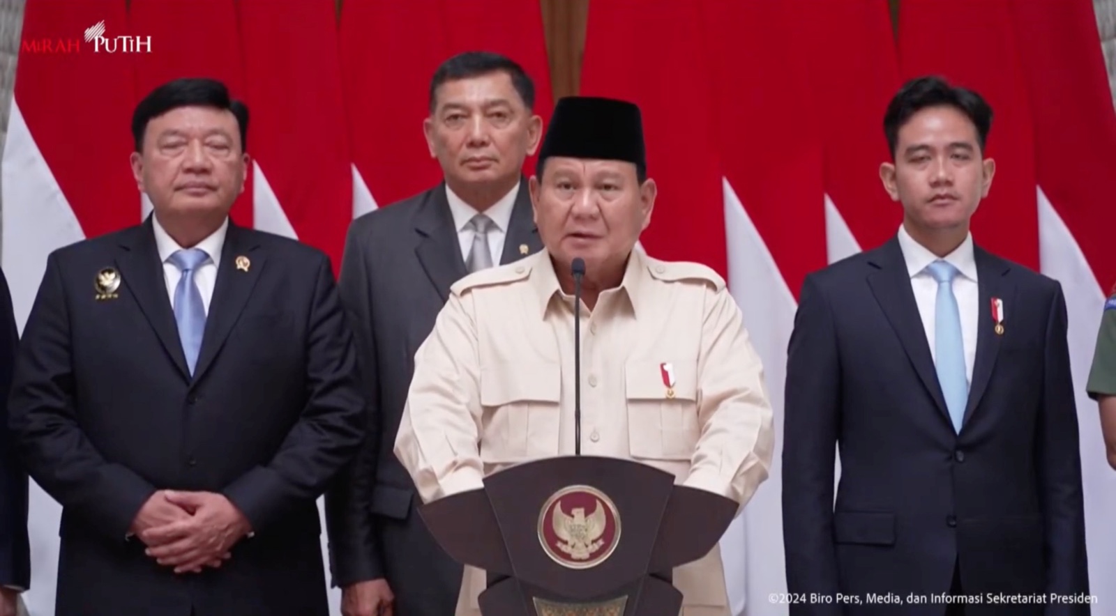 Presiden Prabowo Subianto akan menghadiri Konferensi Tingkat Tinggi (KTT) D-8 di Kairo. (Foto/YouTube Sekretariat Presiden).