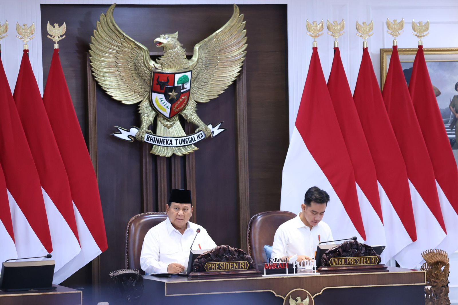 Presiden Prabowo Subianto dan Wakil Presiden Gibran Rakabuming. (Foto/BPMI).