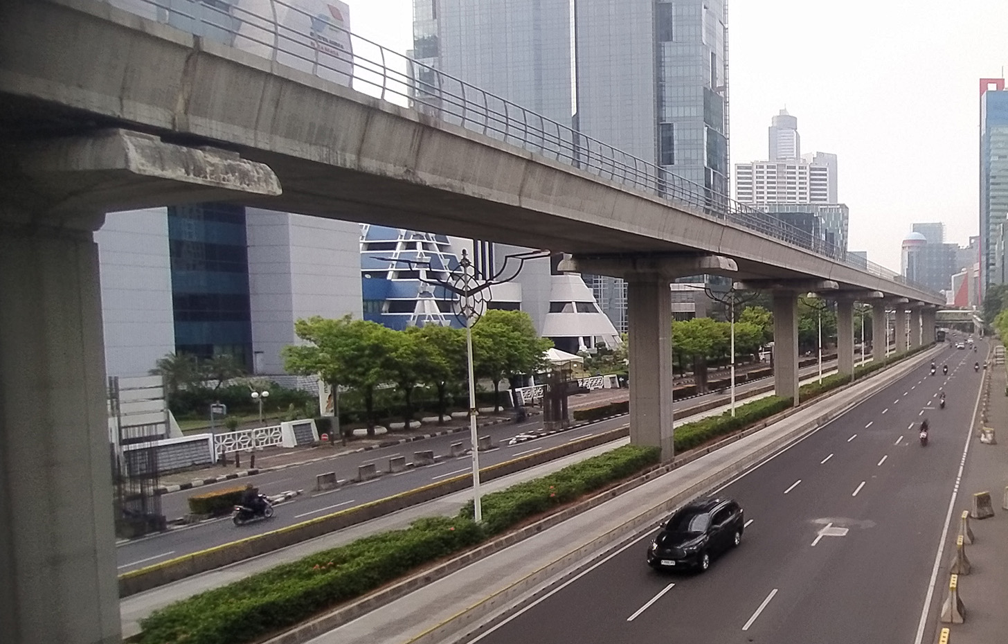 Ruas Jalan Jakarta. (BeritaNasional/Oke Atmaja).