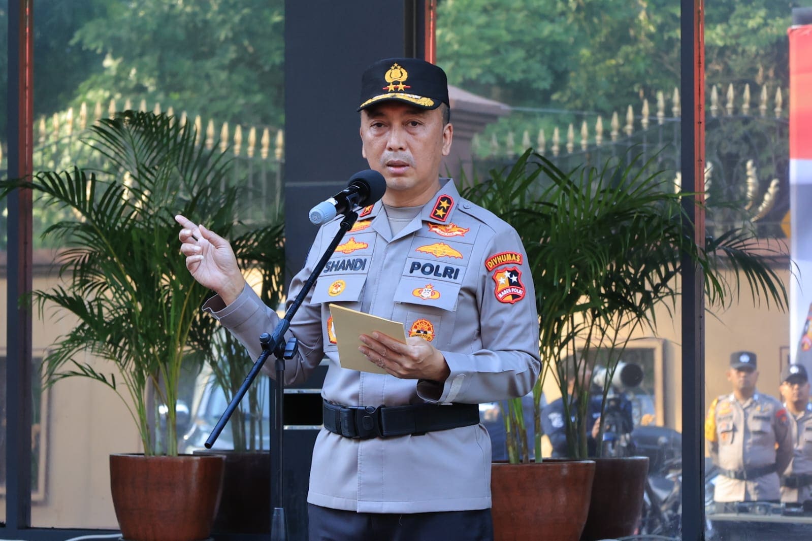 Kadivhumas Polri Irjen Pol Sandi Nugroho.(BeritaNasional/Bachtiarudin Alam)