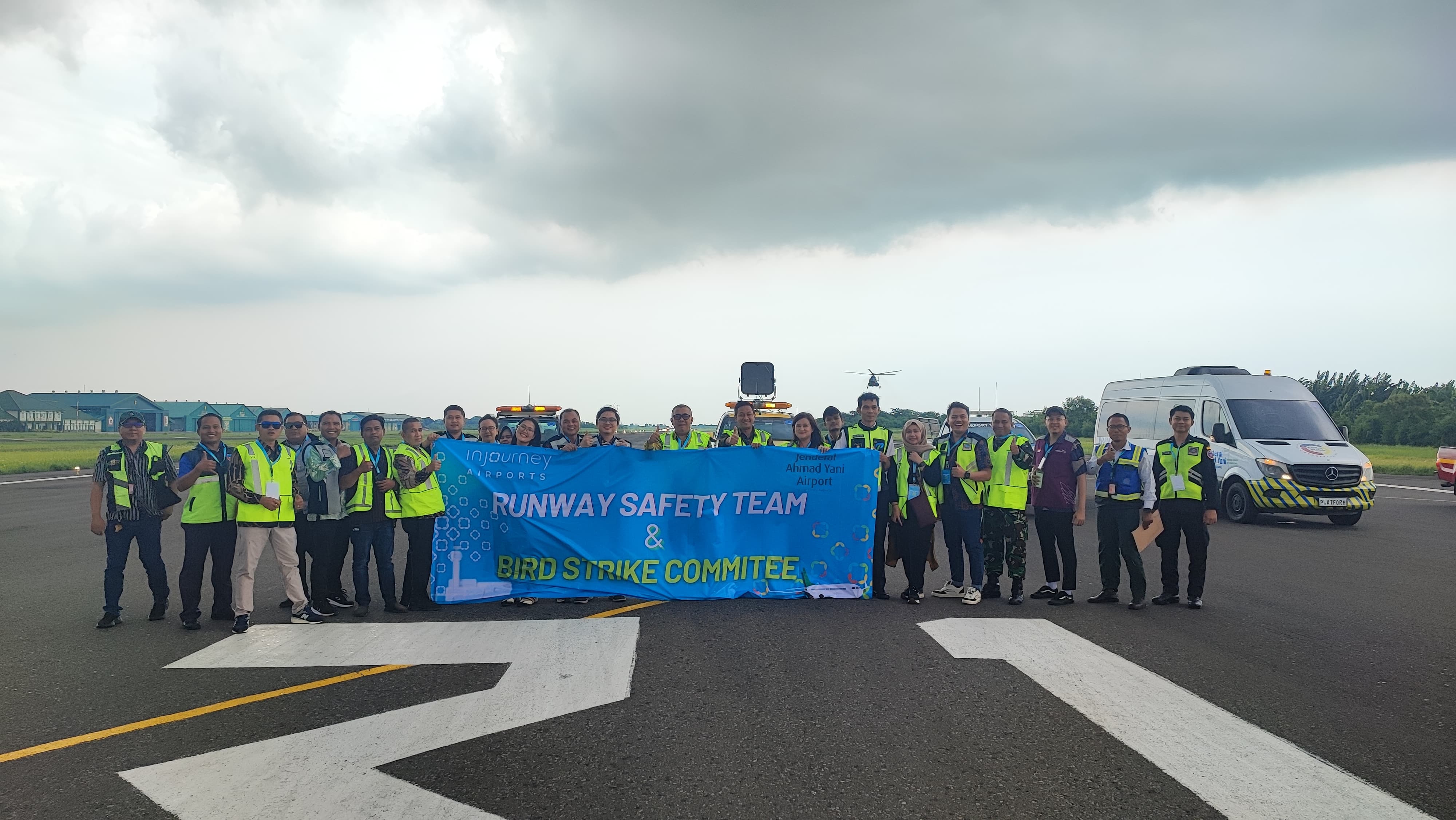 Bandara Jenderal Ahmad Yani Semarang Lakukan Airport Coordination. (Foto/Kontributor/febry).