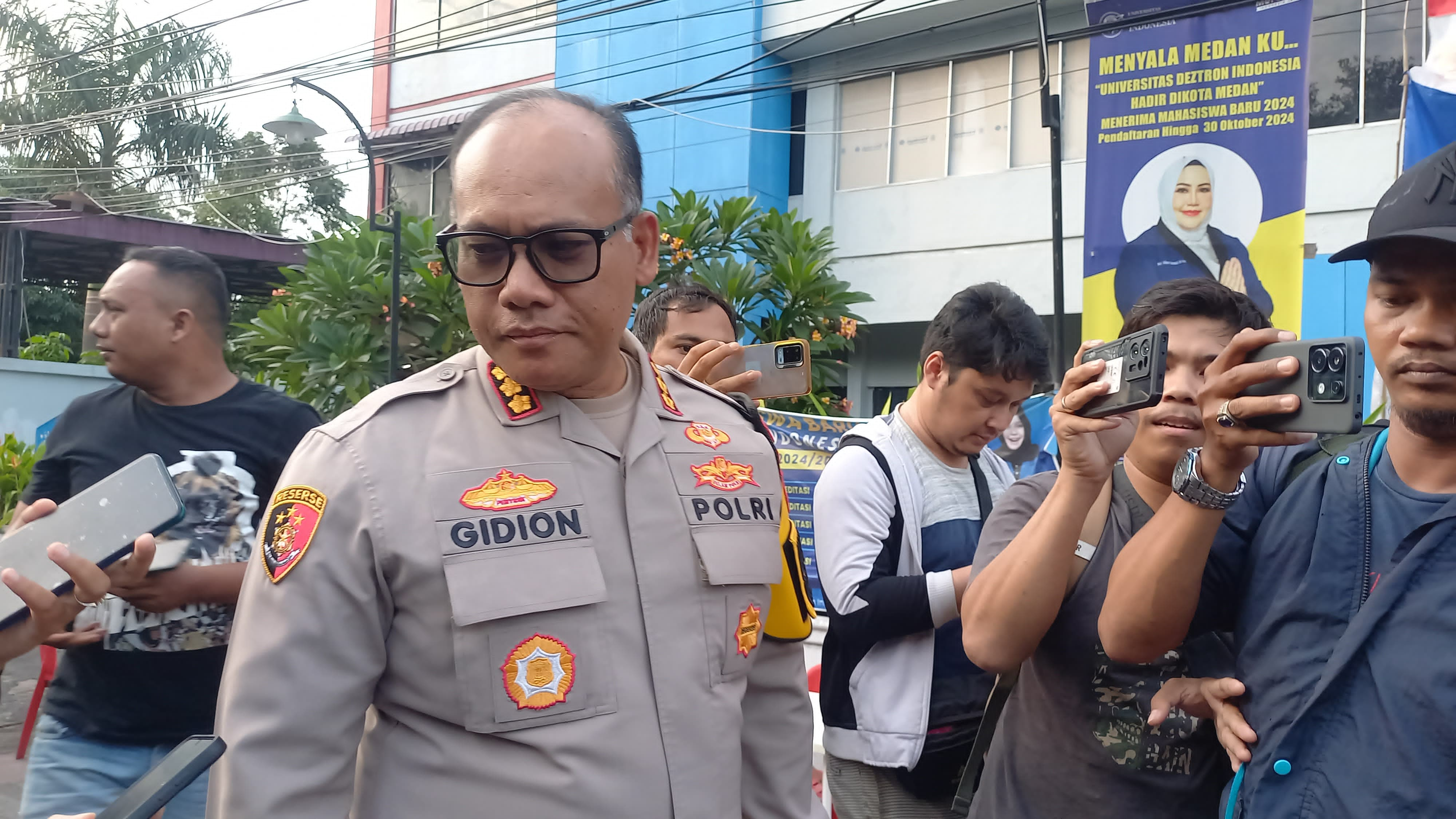 Kapolrestabes Medan Kombes Gidion Arif Setiawan. (Foto/Erlangga).