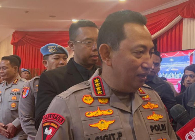 Kapolri Jenderal Listyo Sigit Prabowo (Beritanasional/Bachtiar)