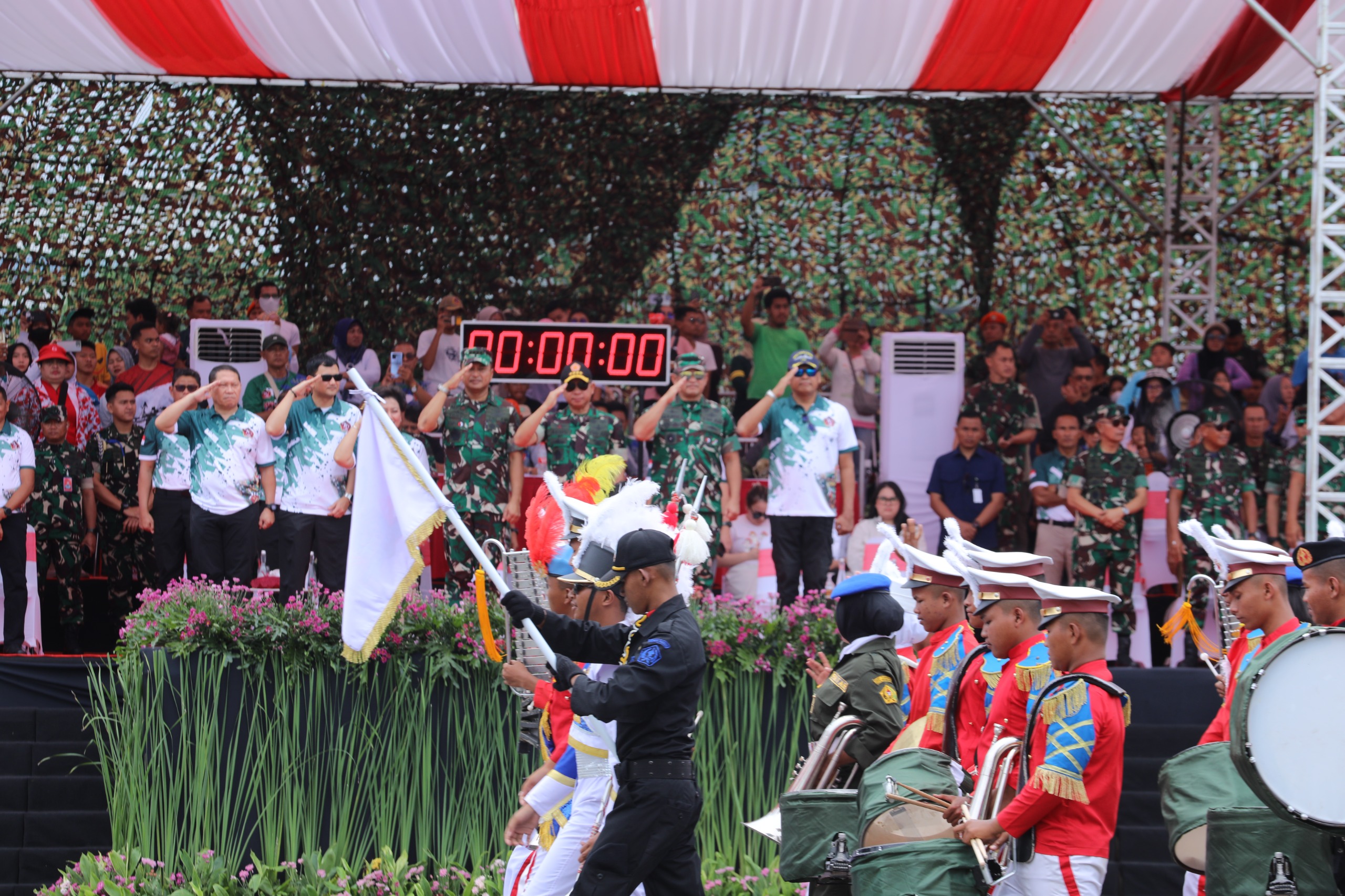 Indonesia Open Military Style Drum Corps Competition 2024. (BeritaNasional/Elvis Sendouw/HO Puspen TNI AD)