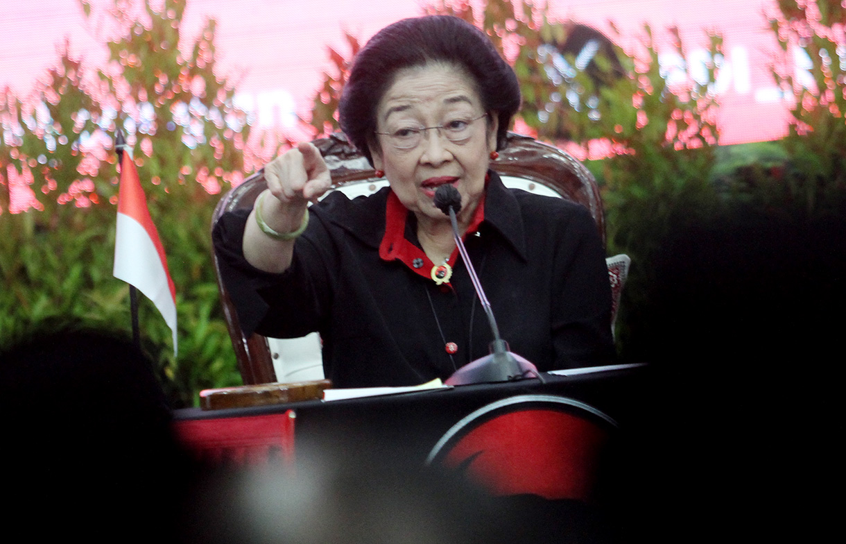 Ketum PDIP Megawati Soekarnoputri (Beritanasional/Oke Atmaja)