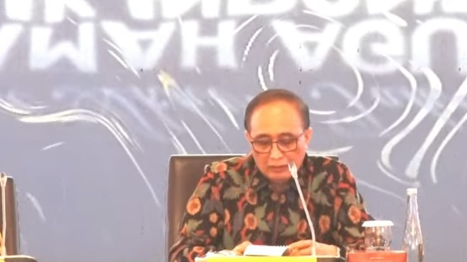 Ketua Mahkamah Agung (MA) Sunarto. (BeritaNasional/Bachtiar).