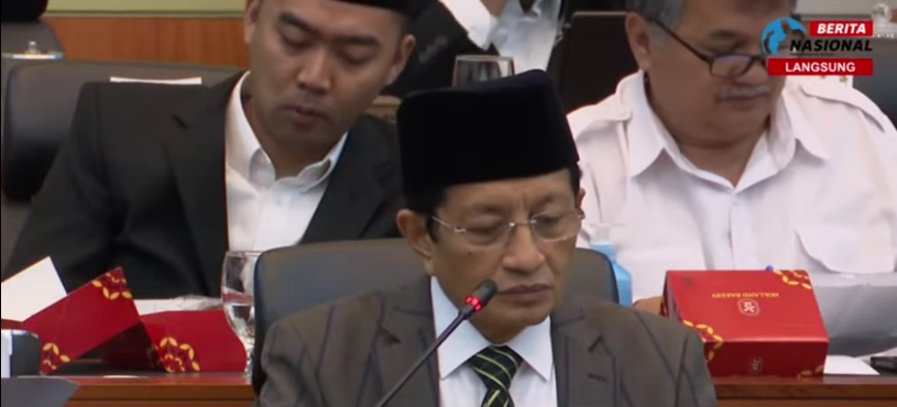 Menteri Agama, Nasaruddin Umar. (Foto/Tangkapan Layar)