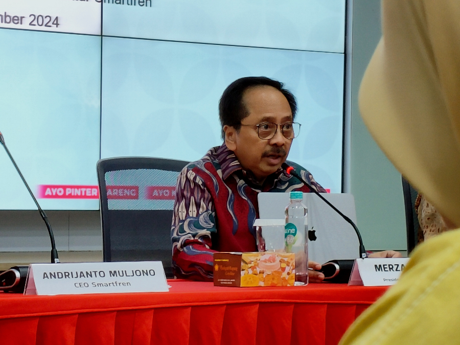 Merza Fachys, Presiden Direktur Smartfren. (BeritaNasional/Iman)