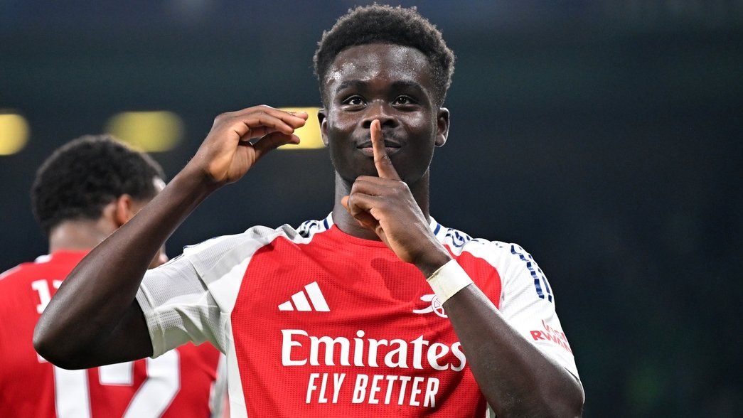 Pemain Arsenal Bukayo Saka. (Foto/Premier League).