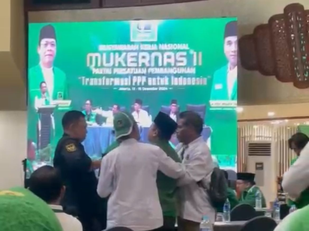 Mukernas PPP Sempat Diwarnai Kericuhan Antar Kader. (Foto/Istimewa).