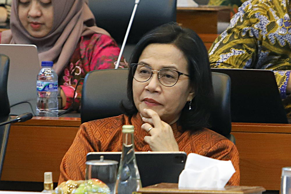 Menteri Keuangan Sri Mulyani. (BeritaNasional/Elvis)